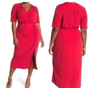 London Times, Red Dress, Size 12, NWT